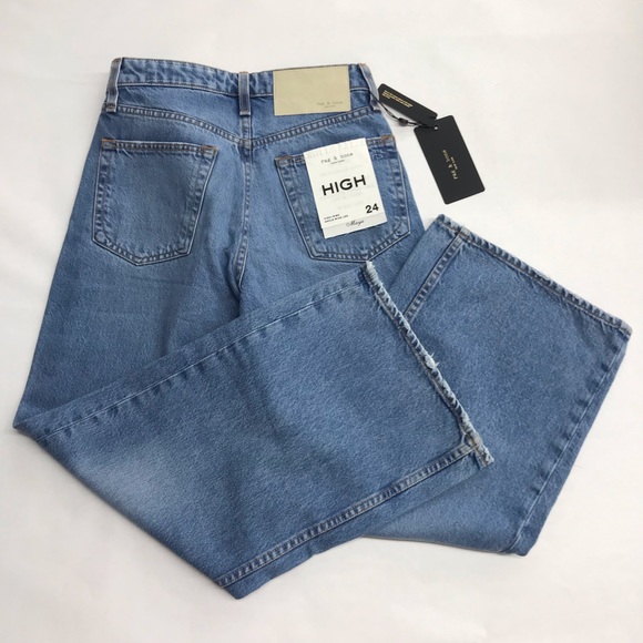 Rag & Bone New York Hermosa Maya High-Rise, Ankle Leg, 100%Cotton, NEW, Size 24. - Picture 4 of 12